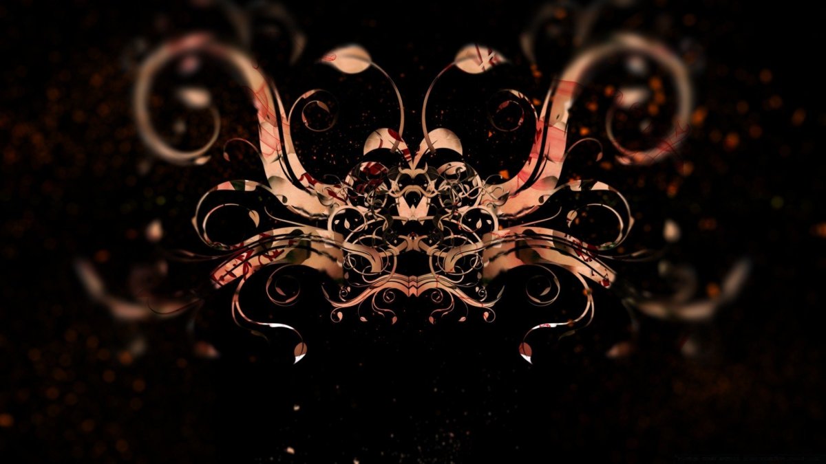 Корона на черном фоне