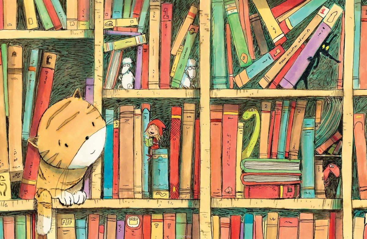 Книги на полке