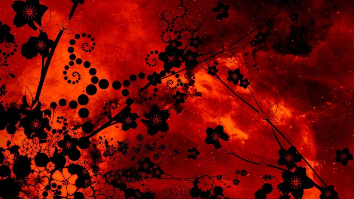 Красный фрактал