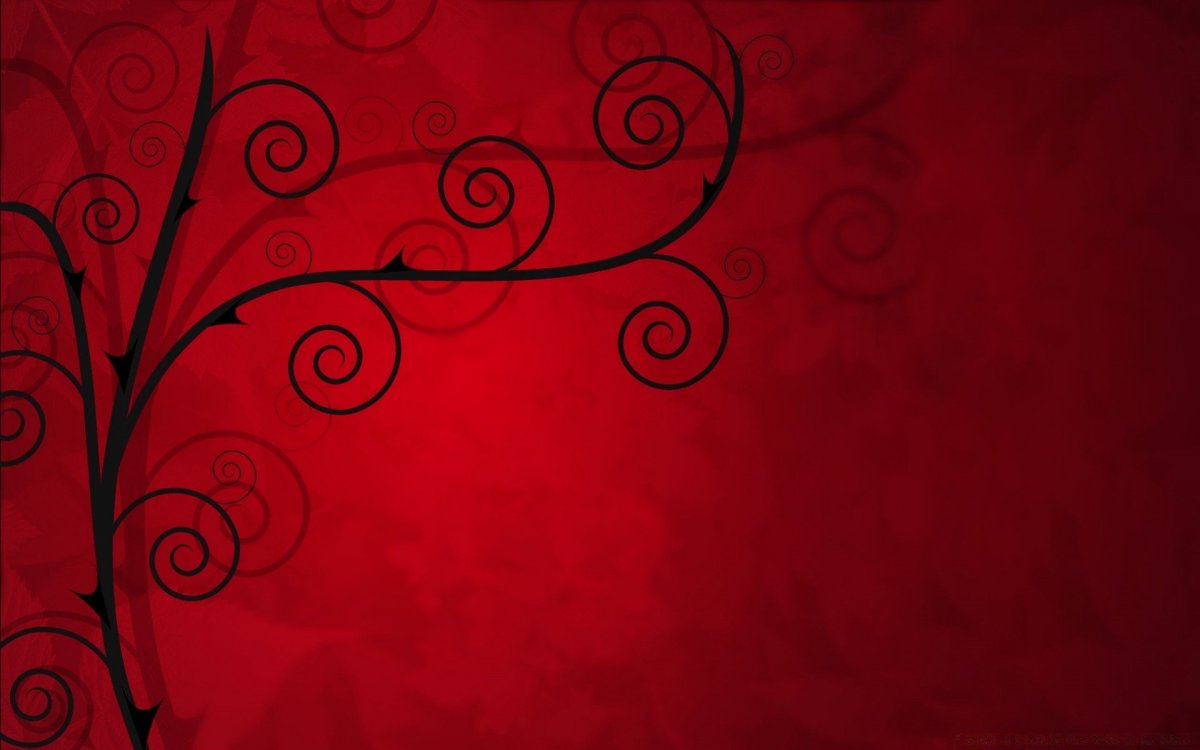 Абстракция в Красном цвете