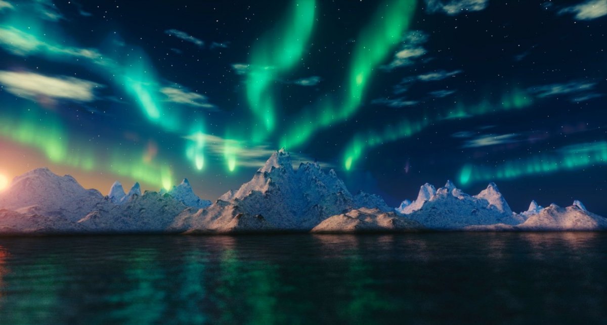 Алмазная вышивка Aurora Borealis