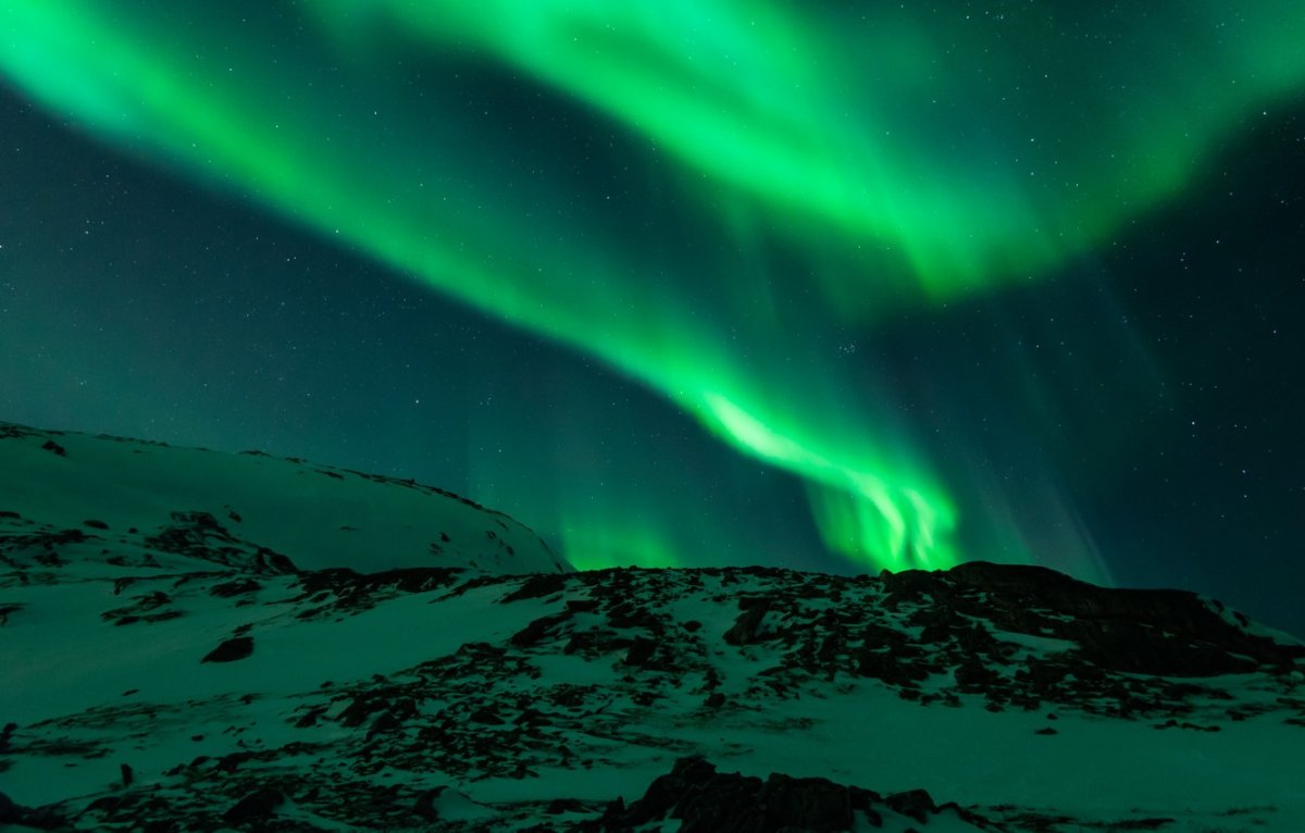 Рейкьявик Северное сияние