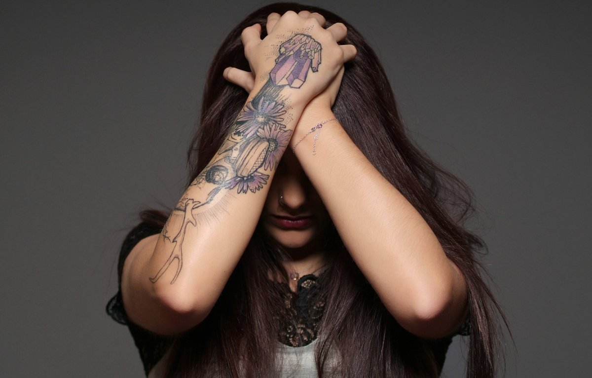 Девушки с татуировками обои
