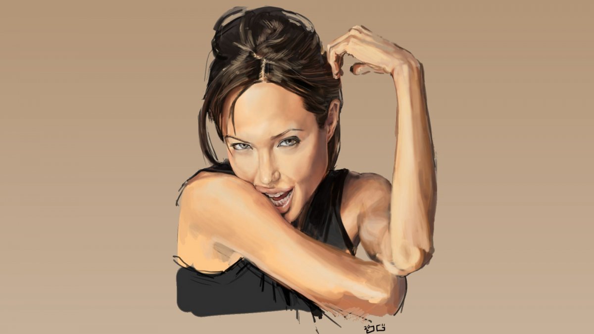 Анджелина Джоли аниме