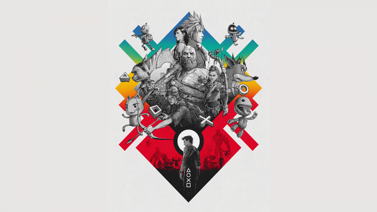 Обои в стиле PLAYSTATION