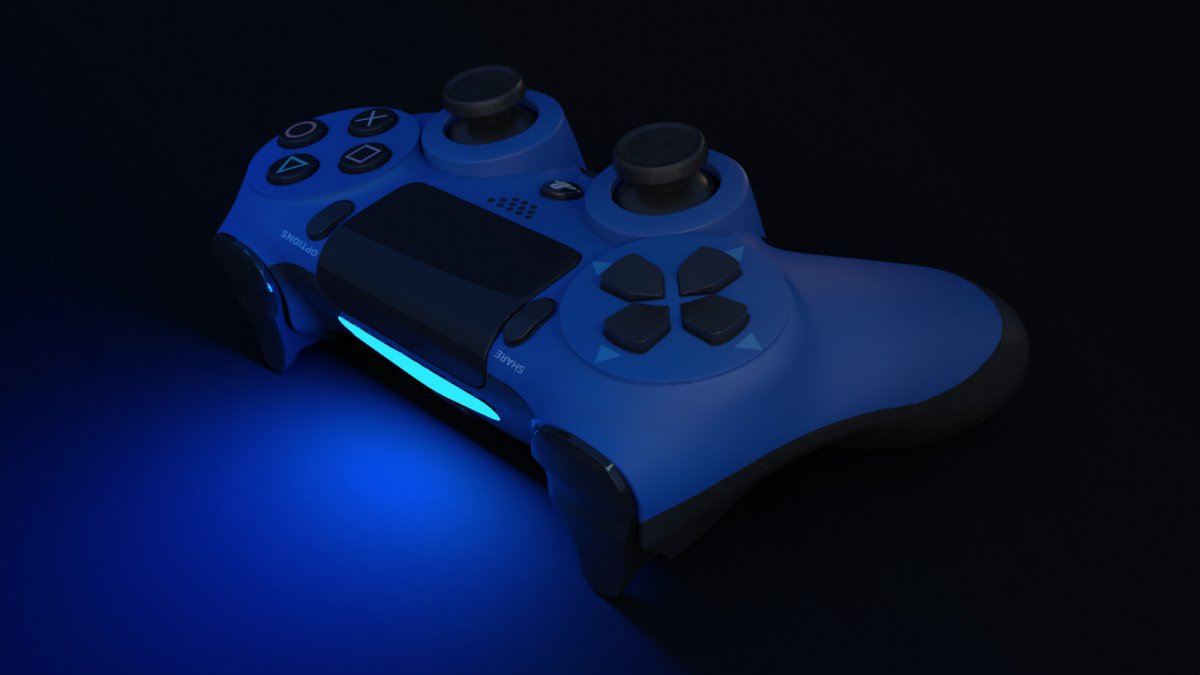 Фиолетовый джойстик ps5