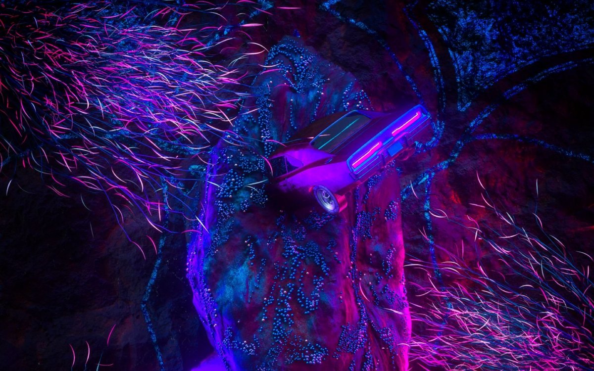 Неоновые обои