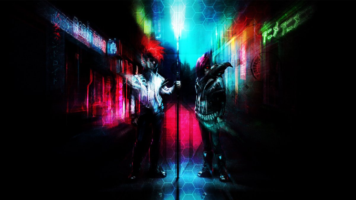 Ретровейв грид