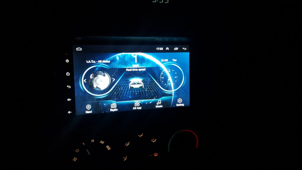 Магнитола с экраном для Киа спектра 7 дюймов