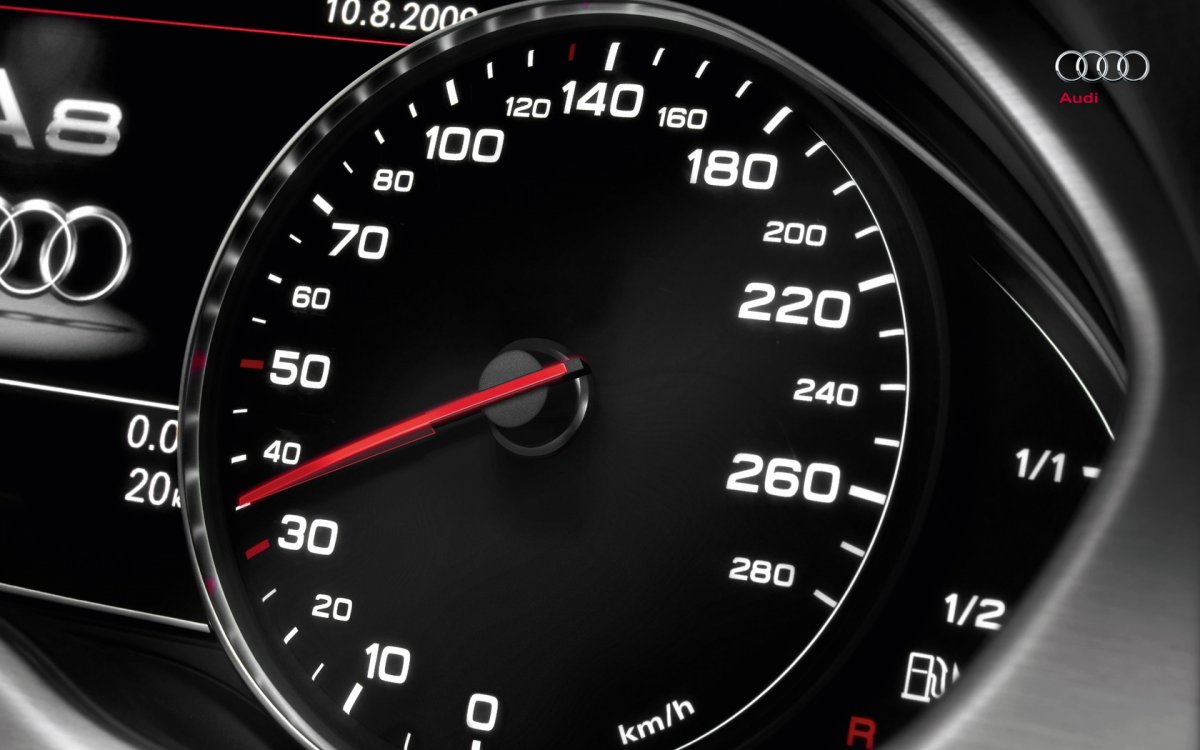 Audi a8 спидометр