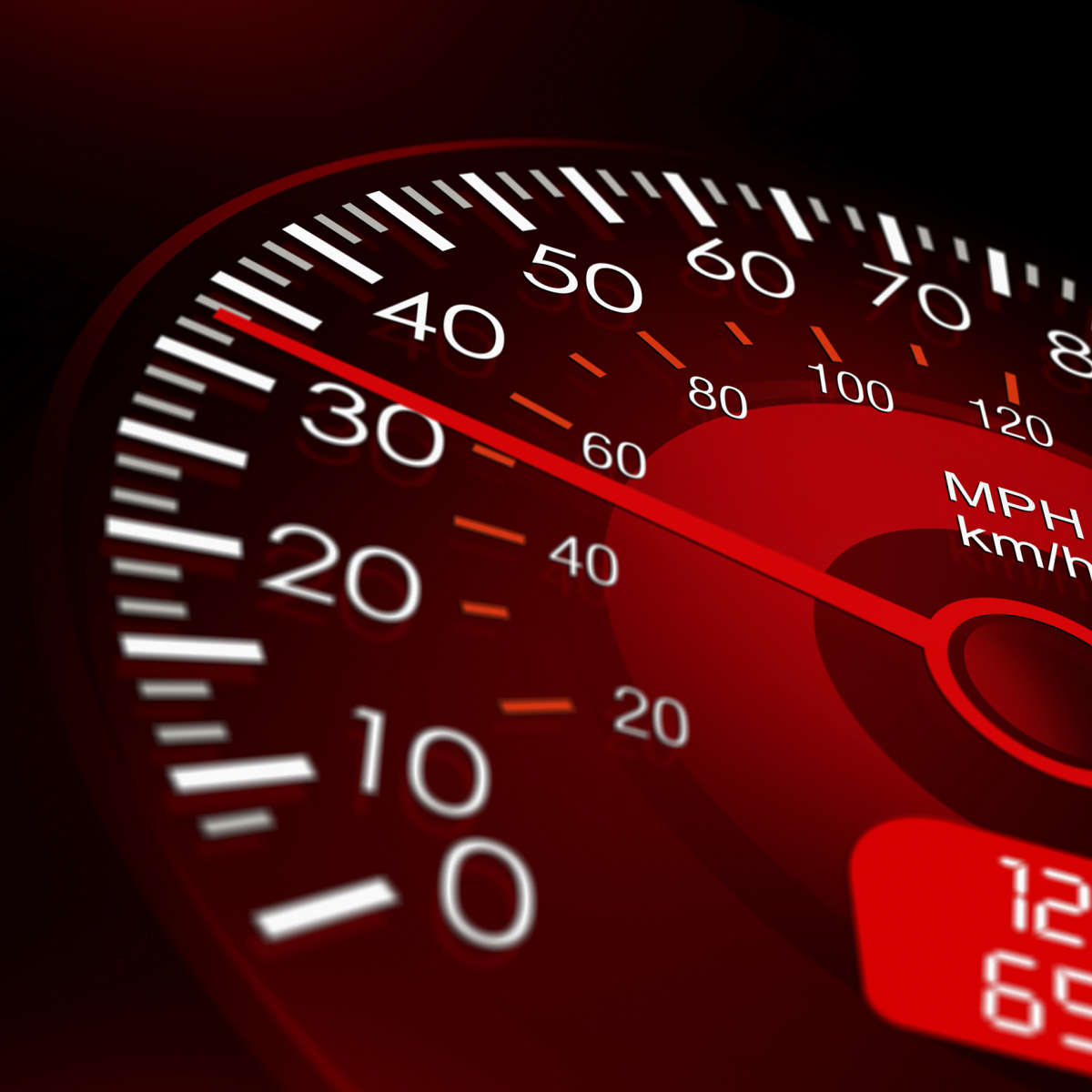 Красивый спидометр