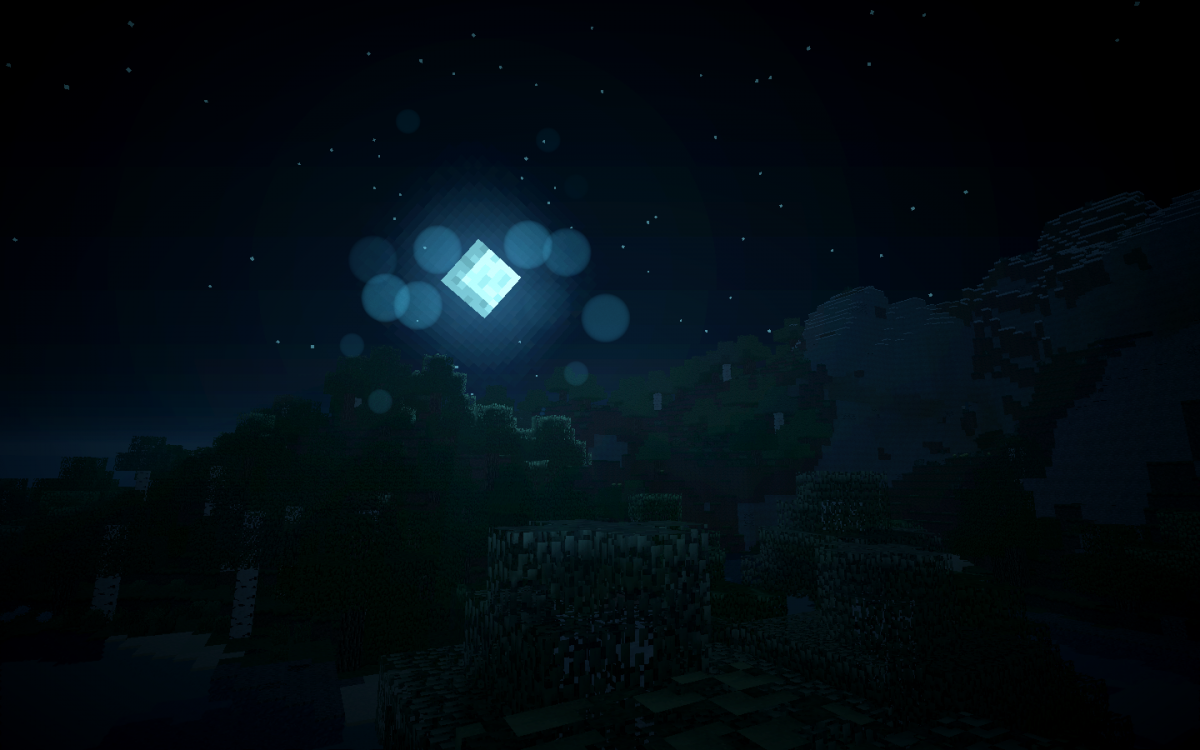 Темное небо майнкрафт