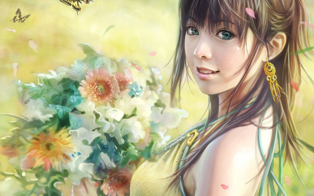 Пейзажи из аниме