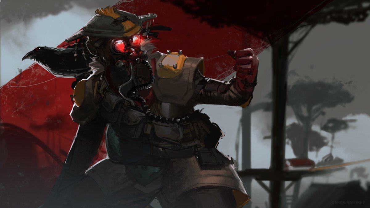 Apex Legends бладхаунд арт