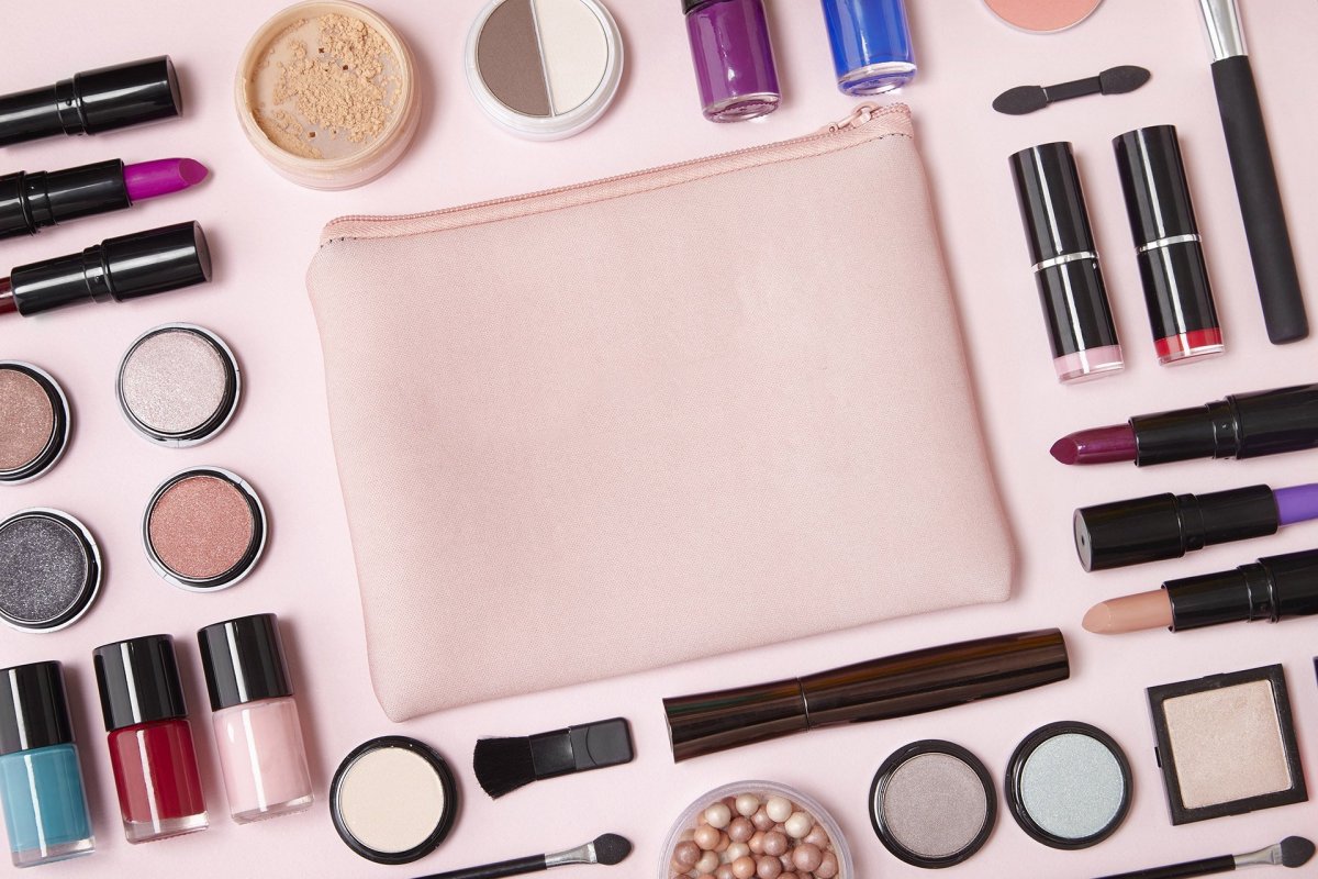 Косметика вид сверху