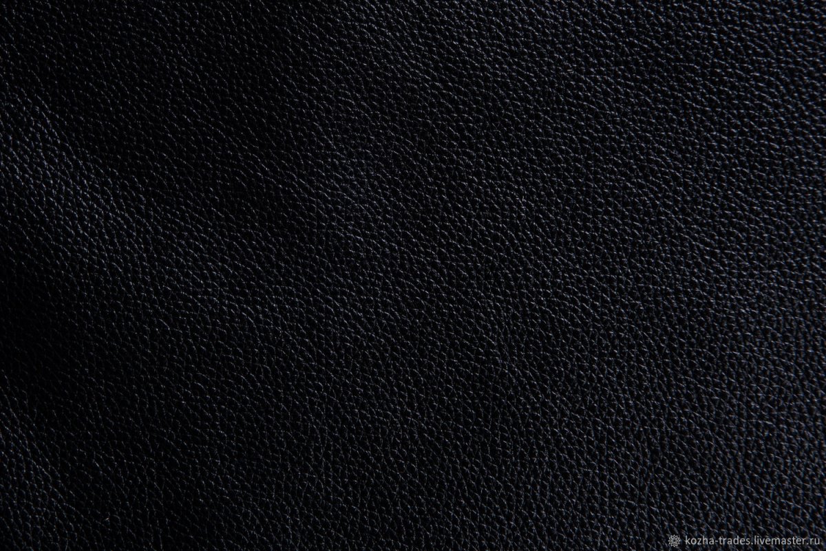 Черный флотер натуральная кожа