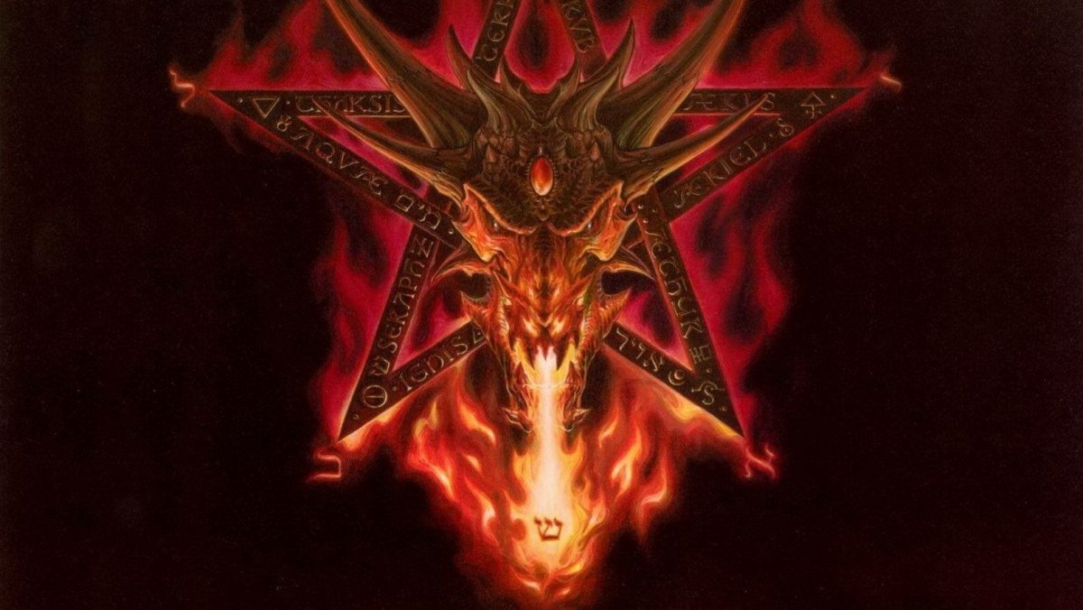 Пентаграмма фиолетовая