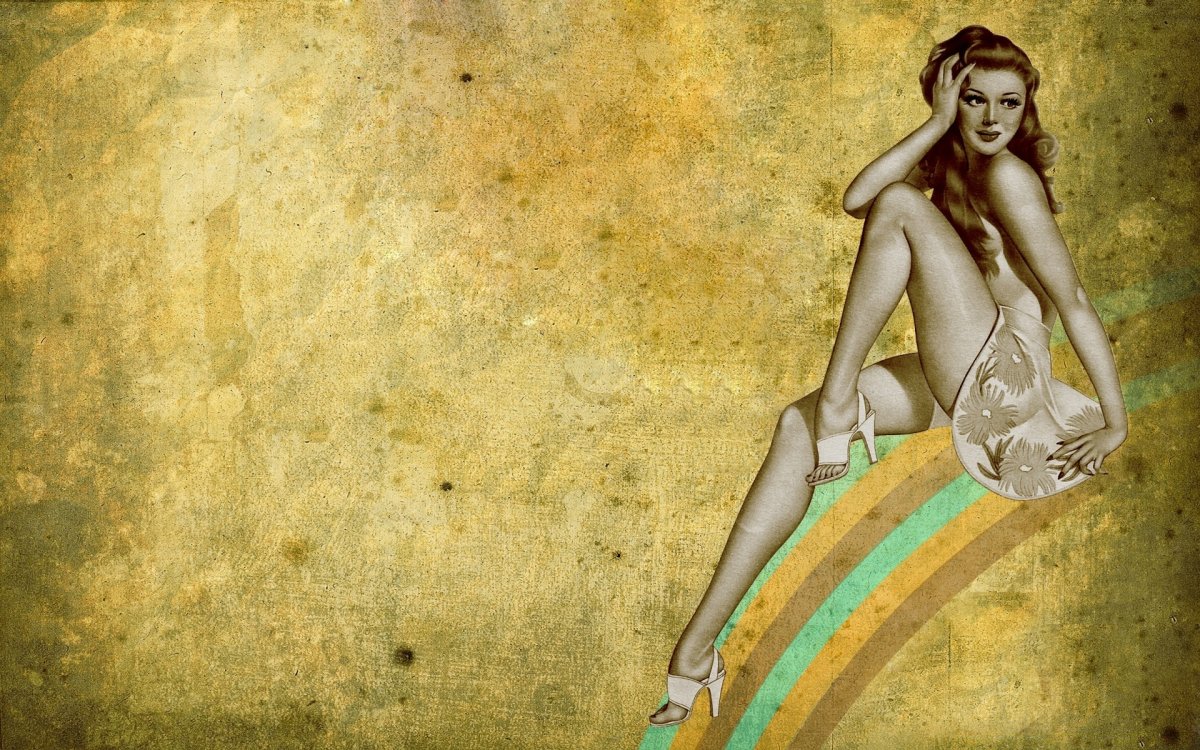 Pin up с машинами