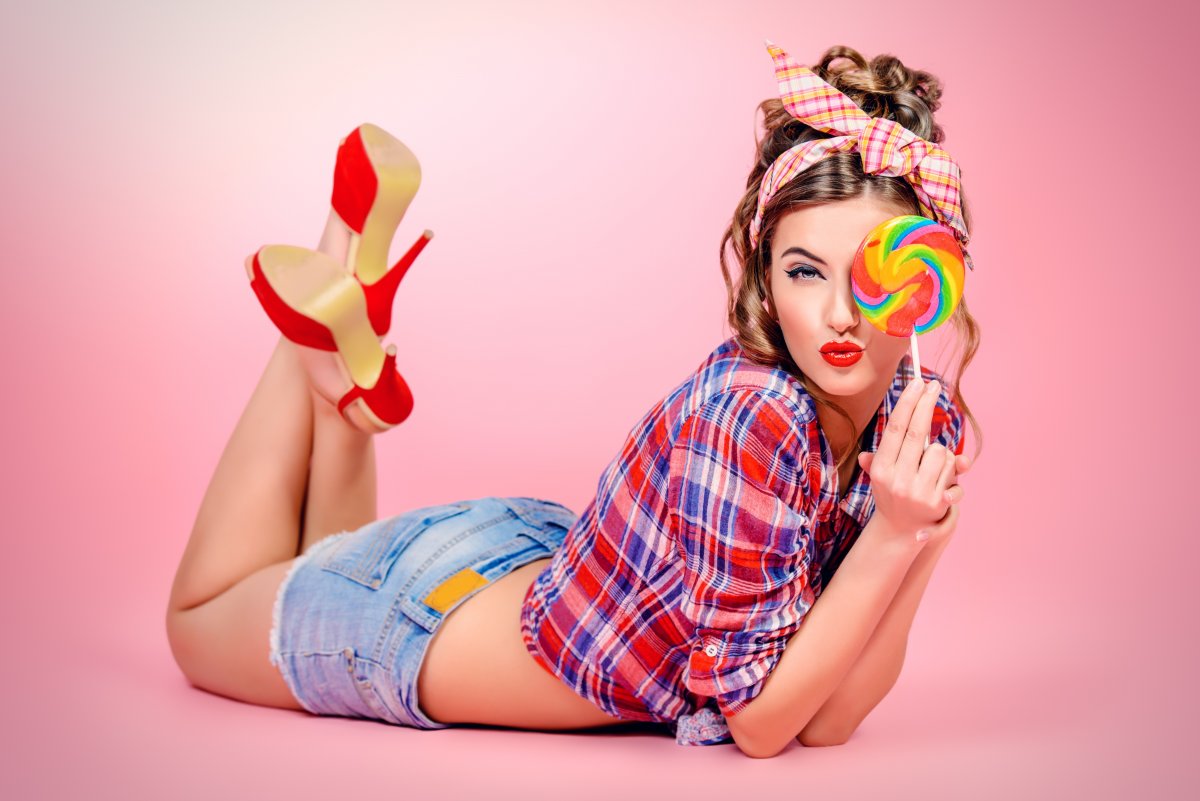 Девушка в машине