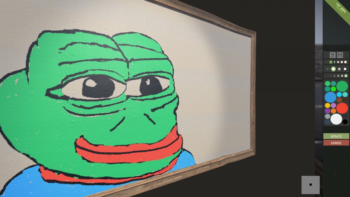 Пепе лягушка грустная