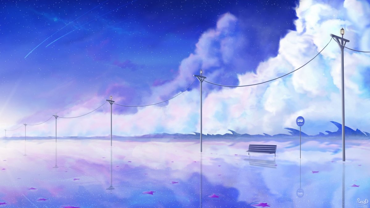 Аниме пейзаж