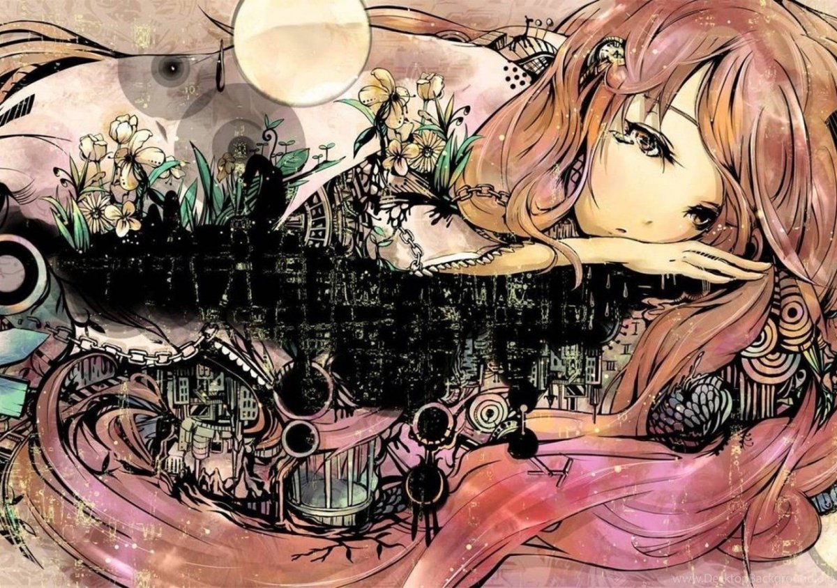 Красивые арты в стиле аниме