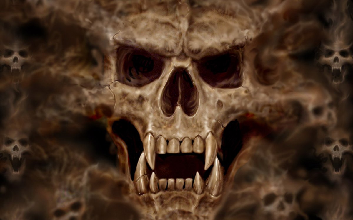 Заставка на рабочий стол череп