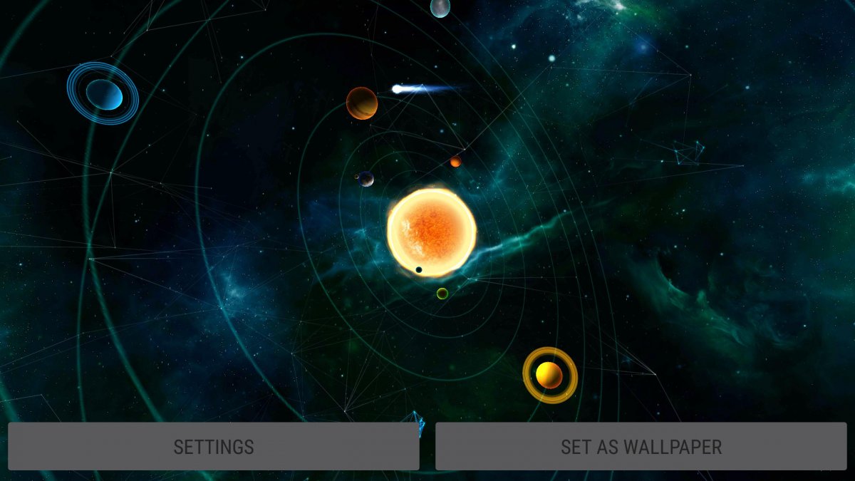 Солнечная система на рабочий стол