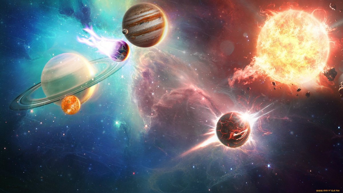 Космос планеты солнечной системы