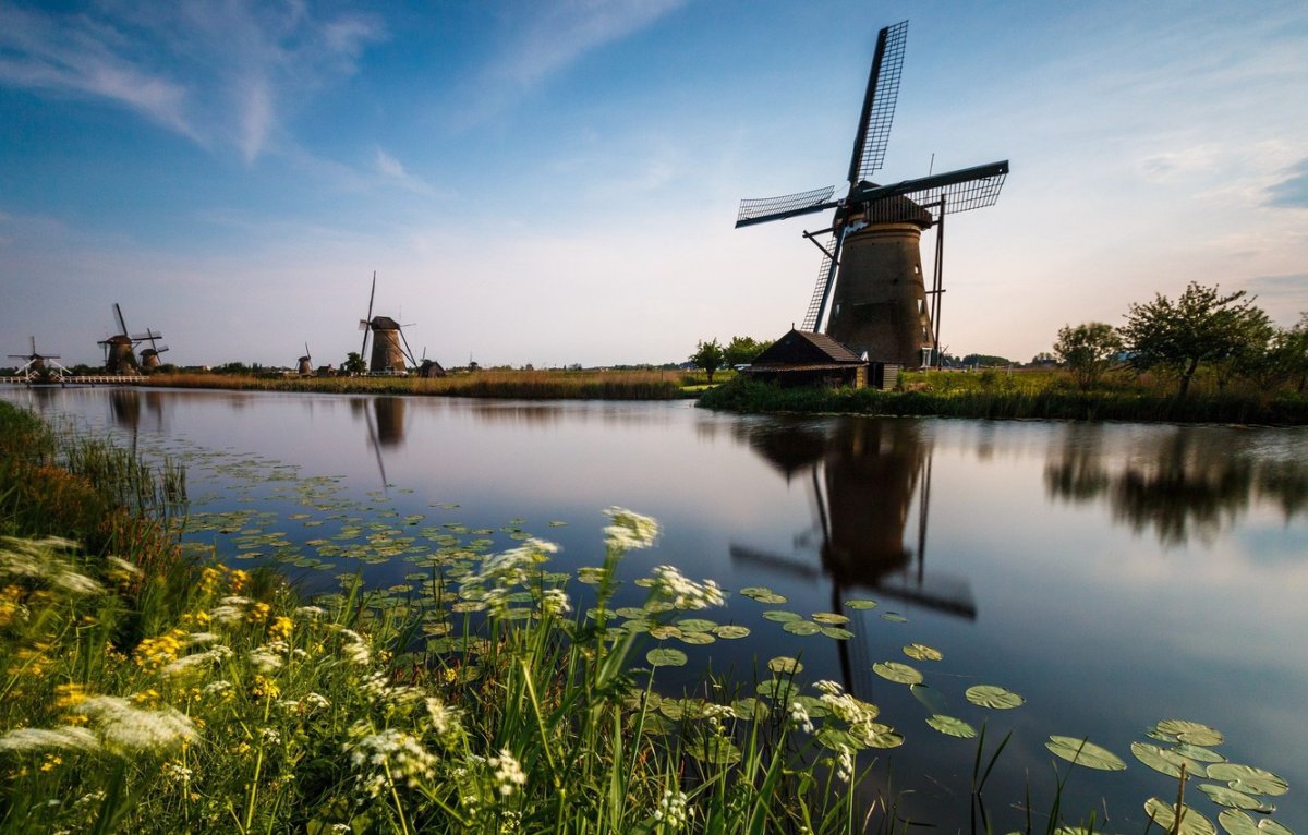 Грязнуха Адыгея река Ветряные мельницы