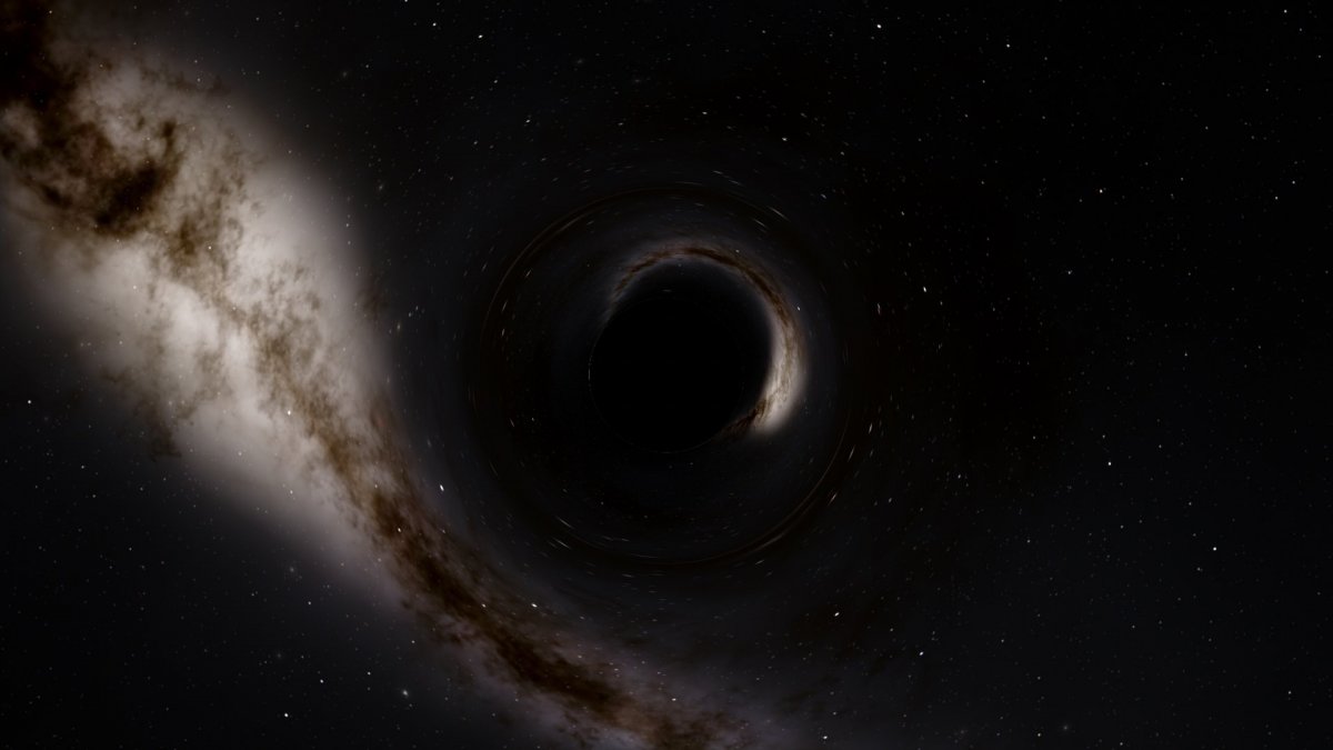 Чёрная дыра в космосе