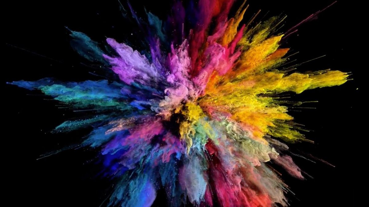 Радужный взрыв