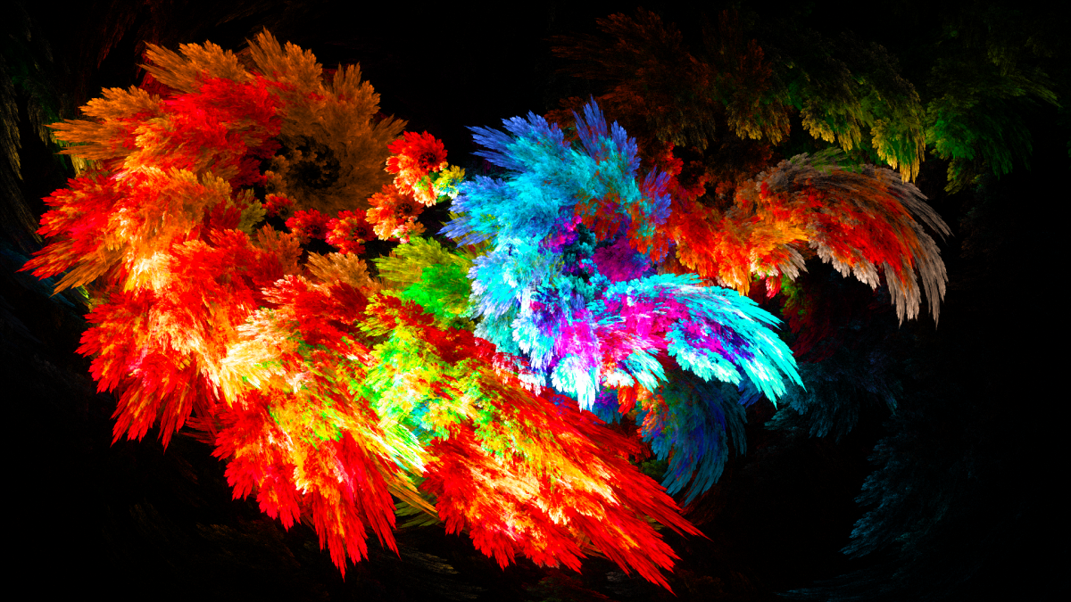 Буйство красок взрывы