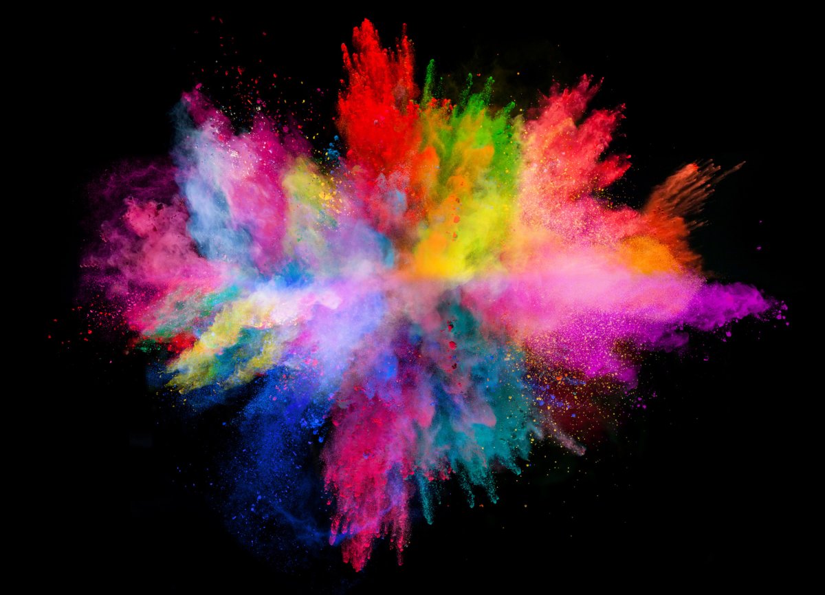 Взрыв красок Холи