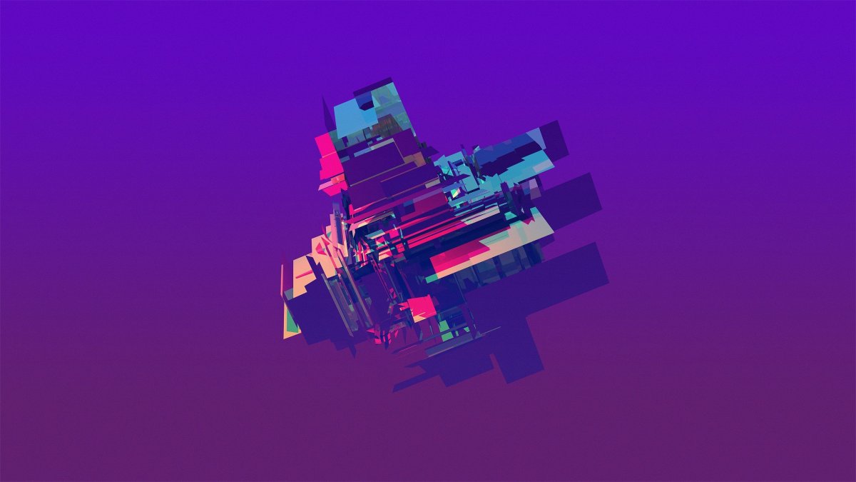 Фиолетовый фон Минимализм