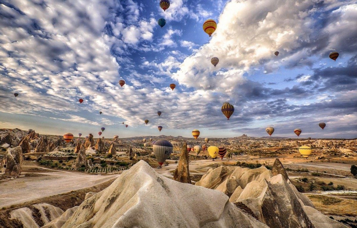 Каппадокия горизонтальная панорама