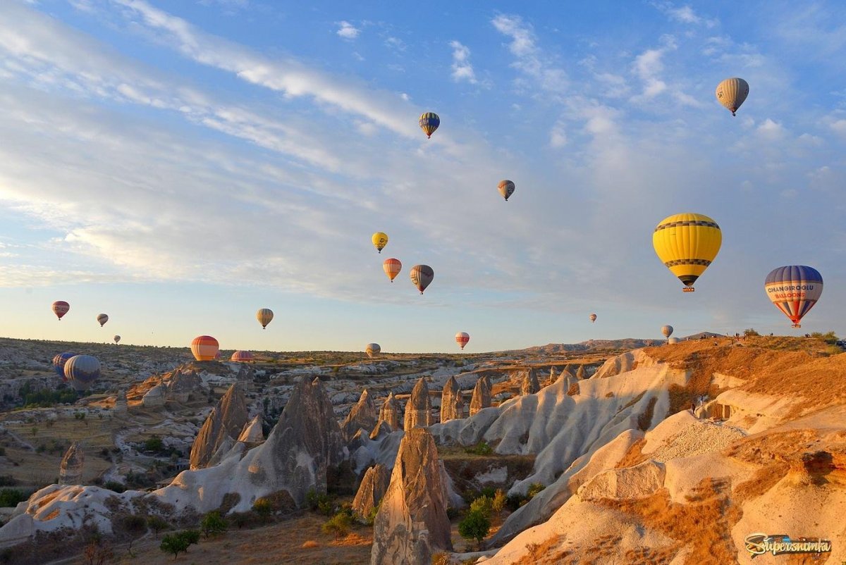 Каппадокия Турция рассвет