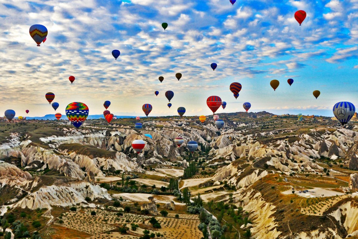 Каппадокия Турция воздушные шары
