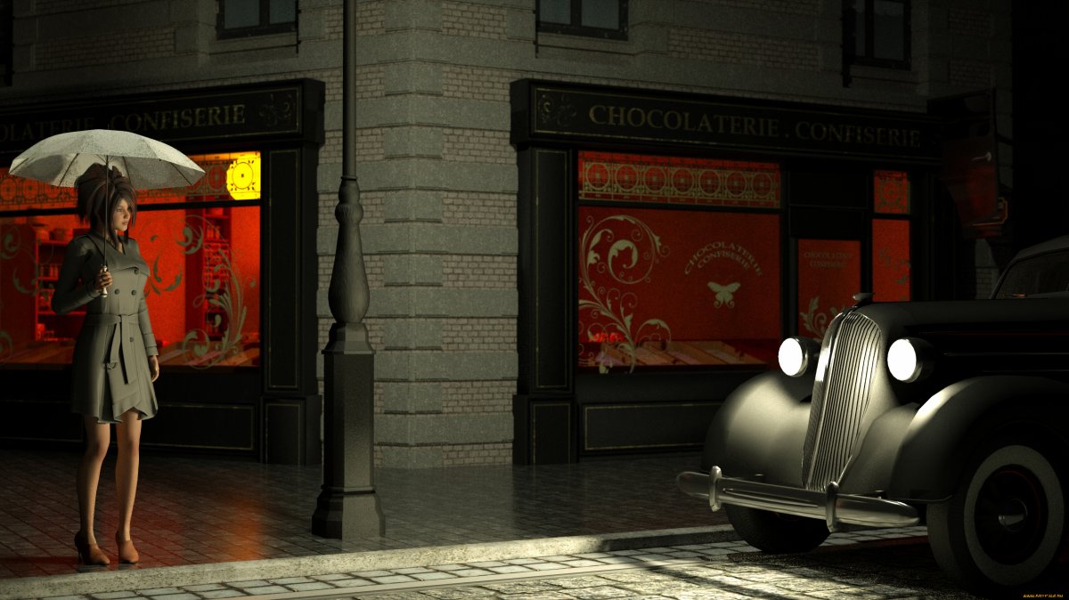 Обои на рабочий стол Нуар