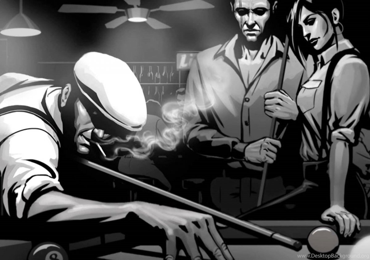 Иллюстрации в стиле Нуар