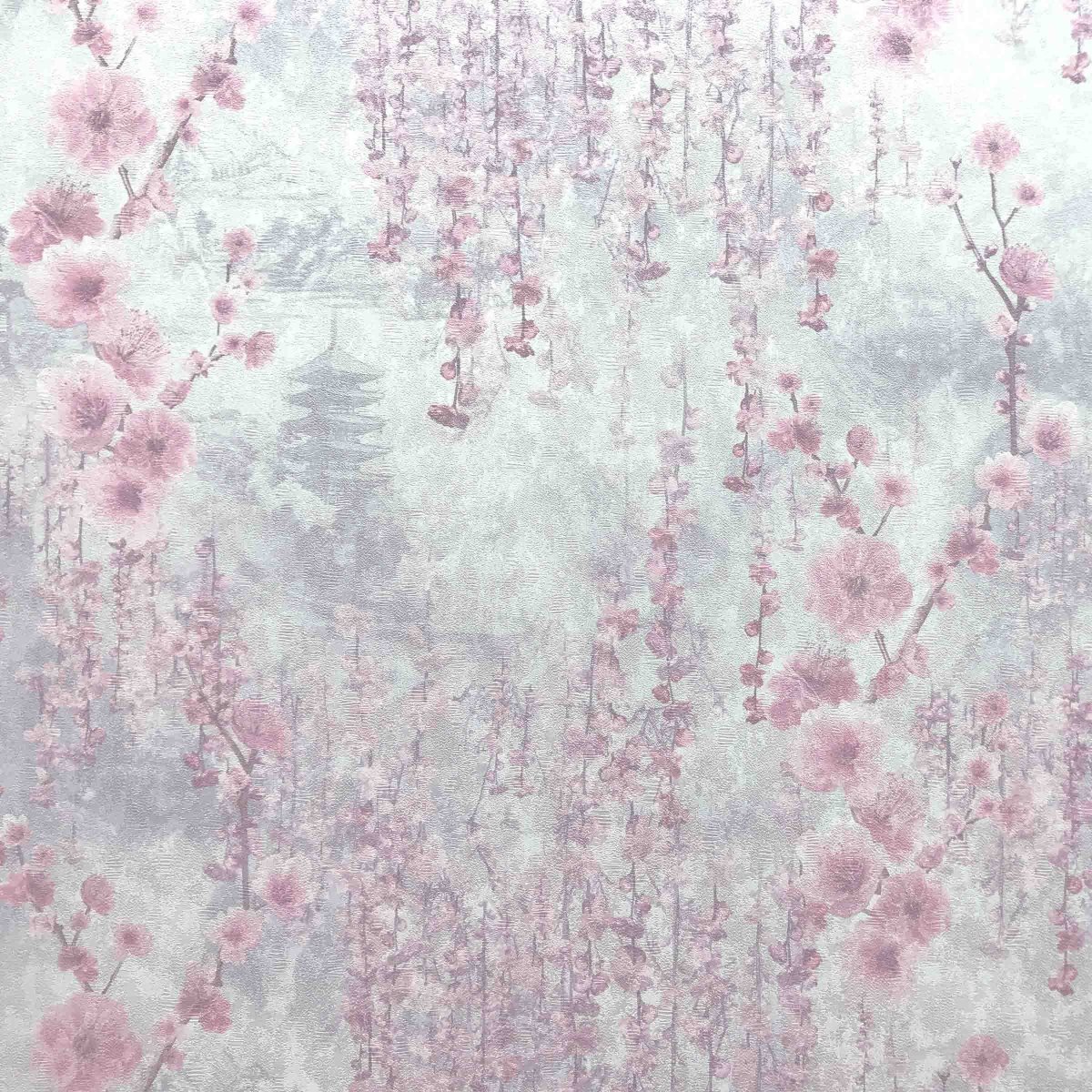 Обои розово серые