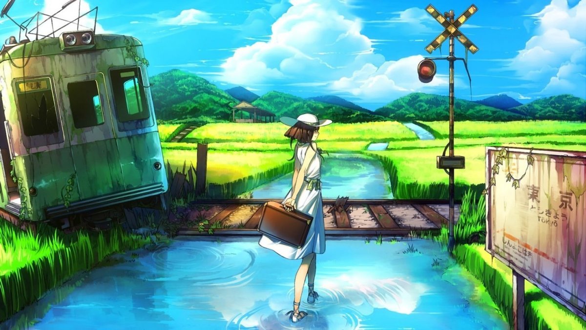 Аниме пейзаж