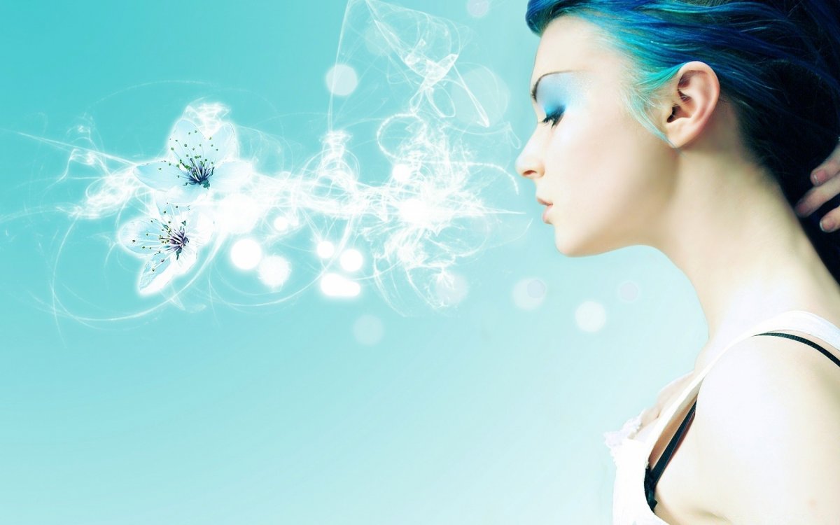 Трансформация абстракция девушки