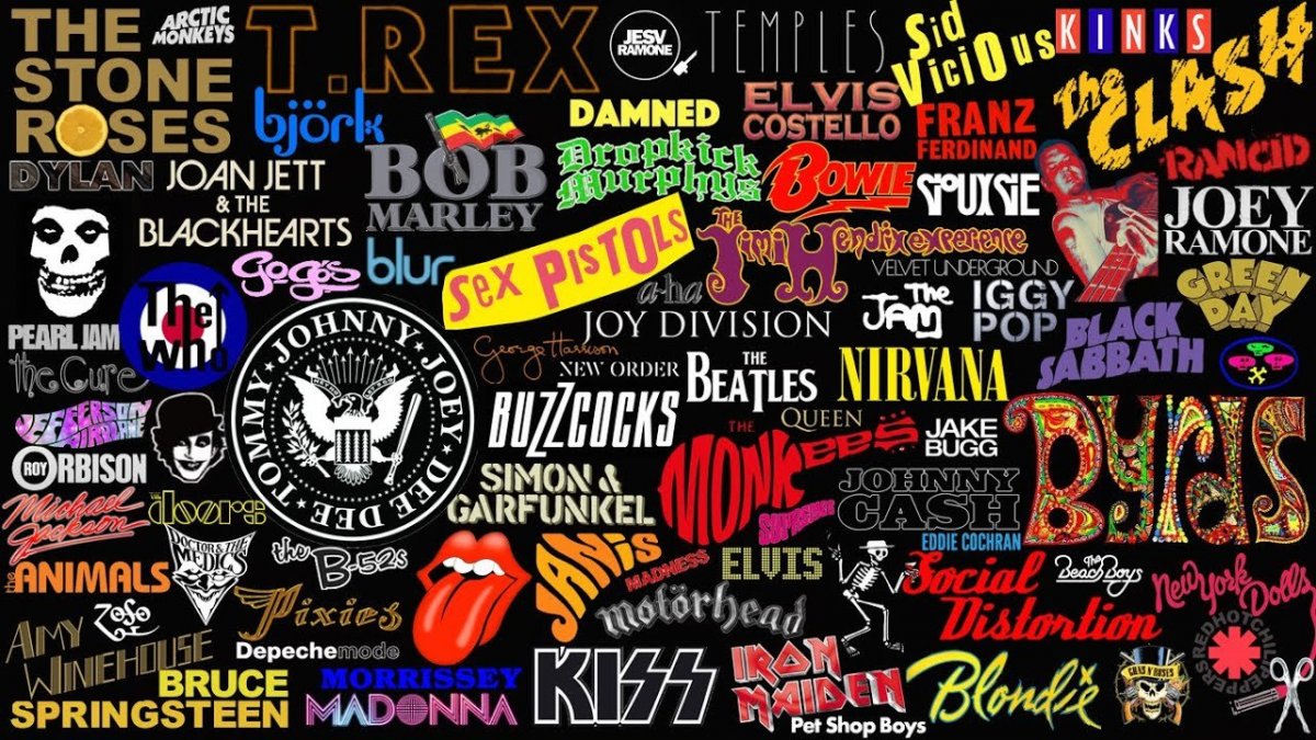 Рок н ролл фон