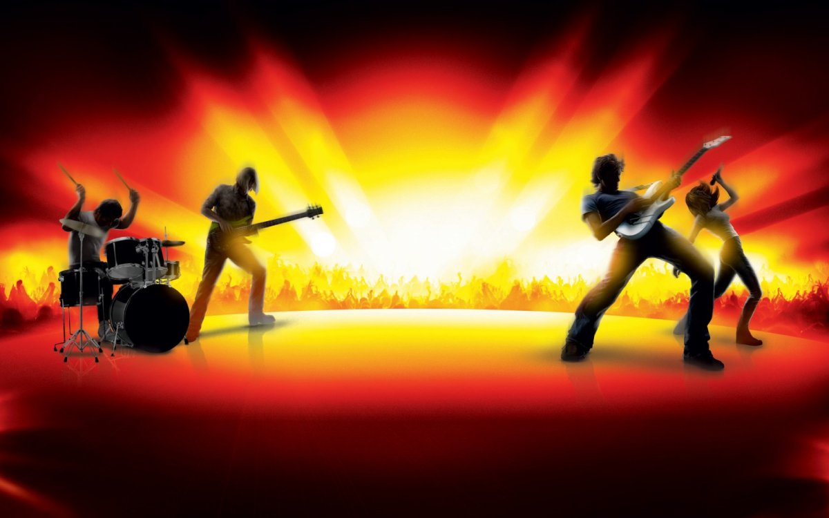 Рок н ролл абстракция