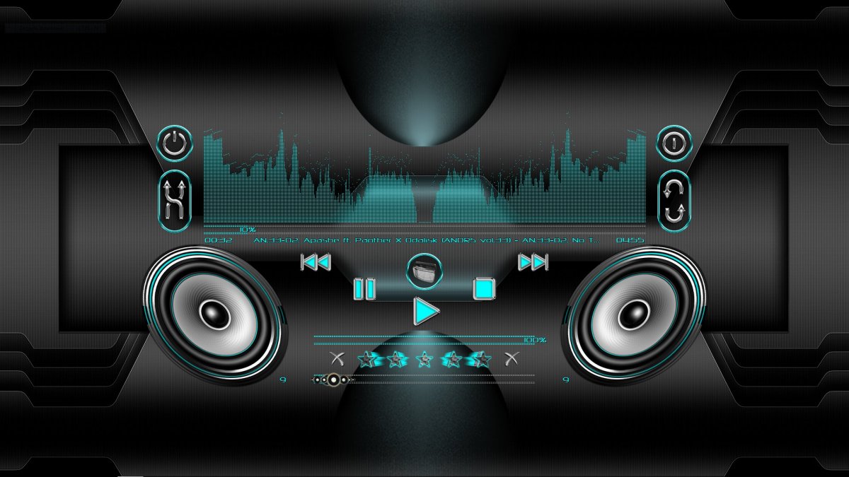 Скины для аимп музыкальный центр