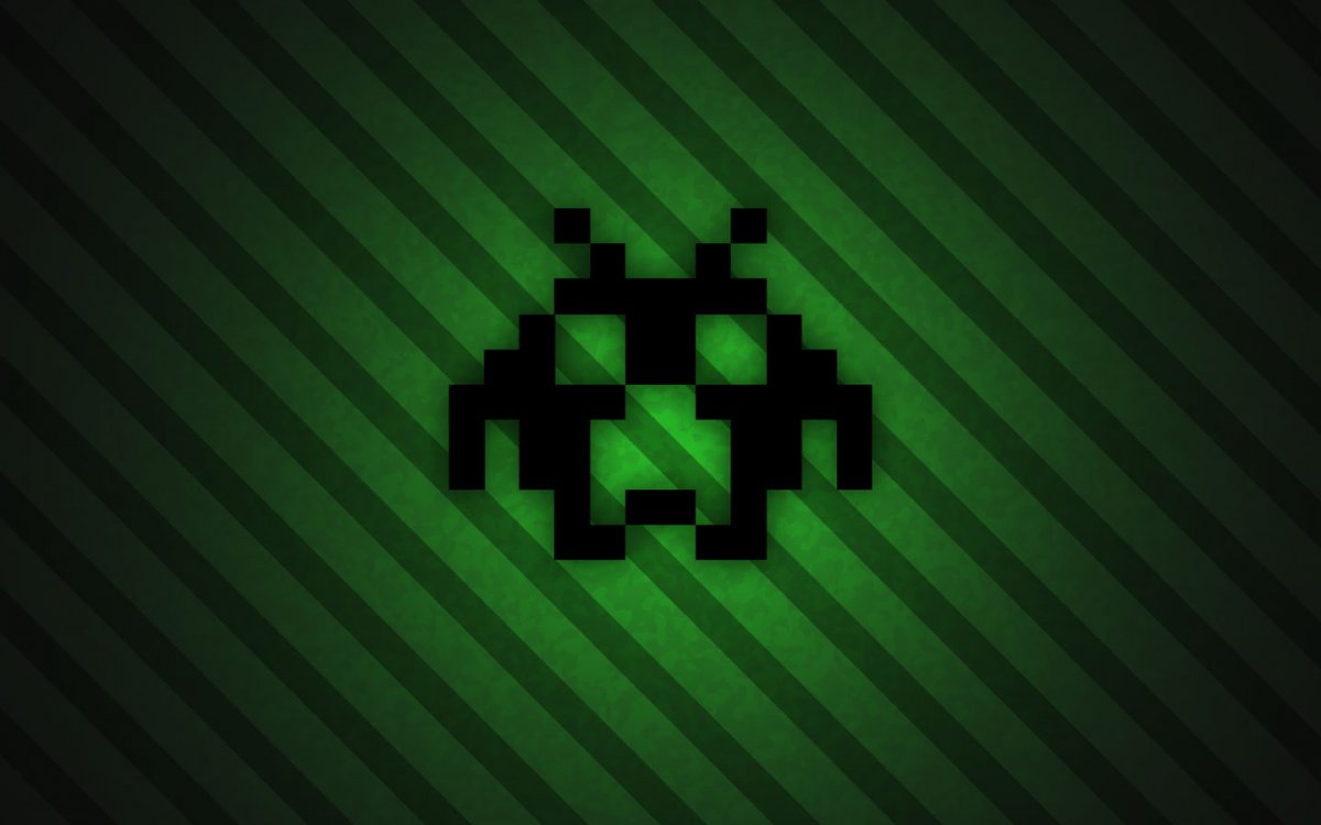 Красивый фон с КРИПЕРОМ