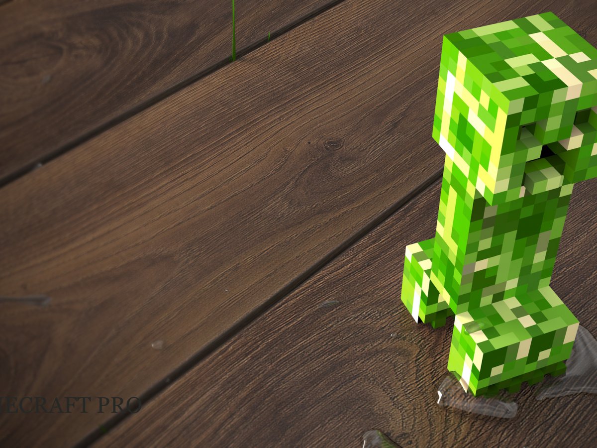 Картина с КРИПЕРОМ