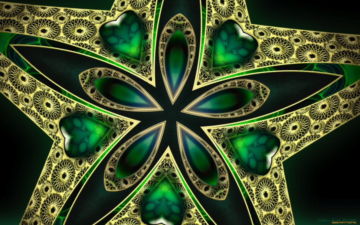 Зеленые блестки