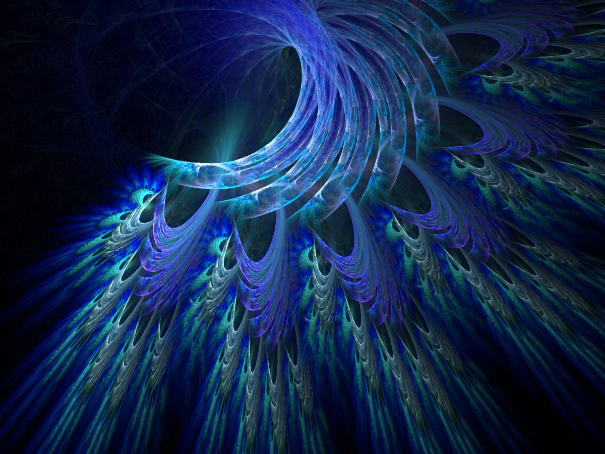 Абстракция индиго